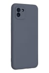 Mey İthalat®  Samsung Galaxy A03 Kılıf Nano içi Kadife Silikon - Gri