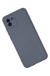 Mey İthalat®  Samsung Galaxy A03 Kılıf Nano içi Kadife Silikon - Gri