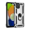 Mey İthalat®  Samsung Galaxy A03 Kılıf Sofya Yüzüklü Silikon Kapak - Gümüş