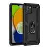 Mey İthalat®  Samsung Galaxy A03 Kılıf Sofya Yüzüklü Silikon Kapak - Siyah