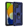 Mey İthalat®  Samsung Galaxy A03 Kılıf Sofya Yüzüklü Silikon Kapak - Lacivert
