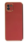 Mey İthalat®  Samsung Galaxy A03 Kılıf Volet Silikon - Kırmızı
