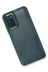 Mey İthalat®  Samsung Galaxy A03S Kılıf Dora Kapak - Haki Yeşil
