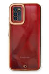 Mey İthalat®  Samsung Galaxy A03S Kılıf Liva Lens Silikon - Rose