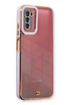 Mey İthalat®  Samsung Galaxy A03S Kılıf Liva Lens Silikon - Lila