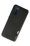 Mey İthalat®  Samsung Galaxy A03S Kılıf Loop Deri Silikon - Siyah