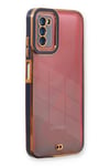 Mey İthalat®  Samsung Galaxy A03S Kılıf Liva Lens Silikon - Mavi