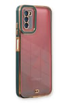 Mey İthalat®  Samsung Galaxy A03S Kılıf Liva Lens Silikon - Yeşil