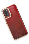Mey İthalat®  Samsung Galaxy A03S Kılıf Liva Lens Silikon - Beyaz