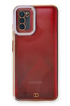 Mey İthalat®  Samsung Galaxy A03S Kılıf Liva Lens Silikon - Lila