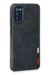 Mey İthalat®  Samsung Galaxy A03S Kılıf Loop Deri Silikon - Lacivert