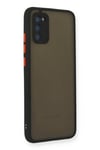 Mey İthalat®  Samsung Galaxy A03S Kılıf Montreal Silikon Kapak - Siyah