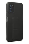 Mey İthalat®  Samsung Galaxy A03S Kılıf Mega Standlı Silikon - Siyah