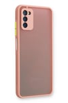 Mey İthalat®  Samsung Galaxy A03S Kılıf Montreal Silikon Kapak - Pembe