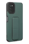 Mey İthalat®  Samsung Galaxy A03S Kılıf Mega Standlı Silikon - Yeşil