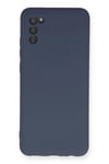 Mey İthalat®  Samsung Galaxy A03S Kılıf Nano içi Kadife Silikon - Gri