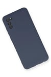 Mey İthalat®  Samsung Galaxy A03S Kılıf Nano içi Kadife Silikon - Gri