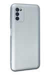 Mey İthalat®  Samsung Galaxy A03S Kılıf Nano içi Kadife Silikon - Sky Blue