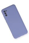 Mey İthalat®  Samsung Galaxy A03S Kılıf Nano içi Kadife Silikon - Lila