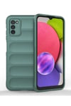 Mey İthalat®  Samsung Galaxy A03S Kılıf Optimum Silikon - Koyu Yeşil