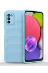 Mey İthalat®  Samsung Galaxy A03S Kılıf Optimum Silikon - Sky Blue