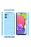 Mey İthalat®  Samsung Galaxy A03S Kılıf Optimum Silikon - Sky Blue