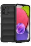 Mey İthalat®  Samsung Galaxy A03S Kılıf Optimum Silikon - Siyah