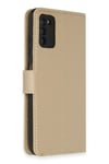Mey İthalat®  Samsung Galaxy A03S Kılıf Trend S Plus Kapaklı Kılıf - Gold