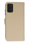 Mey İthalat®  Samsung Galaxy A03S Kılıf Trend S Plus Kapaklı Kılıf - Gold