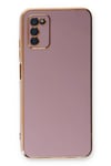 Mey İthalat®  Samsung Galaxy A03S Kılıf Volet Silikon - Mor