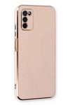 Mey İthalat®  Samsung Galaxy A03S Kılıf Volet Silikon - Pembe