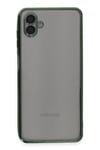 Mey İthalat®  Samsung Galaxy A04 Kılıf  Lensli Silikon - Yeşil