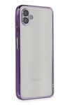 Mey İthalat®  Samsung Galaxy A04 Kılıf  Lensli Silikon - Mor