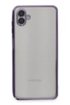 Mey İthalat®  Samsung Galaxy A04 Kılıf  Lensli Silikon - Mor