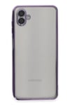 Mey İthalat®  Samsung Galaxy A04 Kılıf  Lensli Silikon - Mor