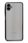 Mey İthalat®  Samsung Galaxy A04 Kılıf  Lensli Silikon - Siyah
