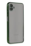 Mey İthalat®  Samsung Galaxy A04 Kılıf  Lensli Silikon - Yeşil
