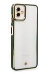 Mey İthalat®  Samsung Galaxy A04 Kılıf Liva Lens Silikon - Yeşil