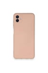 Mey İthalat®  Samsung Galaxy A04 Kılıf Nano içi Kadife Silikon - Pudra