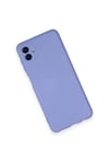 Mey İthalat®  Samsung Galaxy A04 Kılıf Nano içi Kadife Silikon - Lila