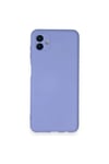 Mey İthalat®  Samsung Galaxy A04 Kılıf Nano içi Kadife Silikon - Lila