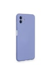 Mey İthalat®  Samsung Galaxy A04 Kılıf Nano içi Kadife Silikon - Lila