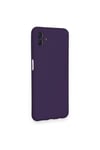Mey İthalat®  Samsung Galaxy A04 Kılıf Nano içi Kadife Silikon - Mor