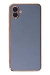Mey İthalat®  Samsung Galaxy A04 Kılıf Volet Silikon - Mavi