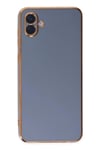 Mey İthalat®  Samsung Galaxy A04 Kılıf Volet Silikon - Mavi