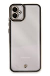Mey İthalat®  Samsung Galaxy A04E Kılıf Liva Lens Silikon - Siyah