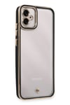 Mey İthalat®  Samsung Galaxy A04E Kılıf Liva Lens Silikon - Siyah