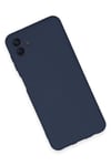 Mey İthalat®  Samsung Galaxy A04E Kılıf Nano içi Kadife Silikon - Lacivert