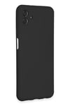 Mey İthalat®  Samsung Galaxy A04E Kılıf Nano içi Kadife Silikon - Siyah