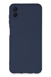 Mey İthalat®  Samsung Galaxy A04E Kılıf Nano içi Kadife Silikon - Lacivert